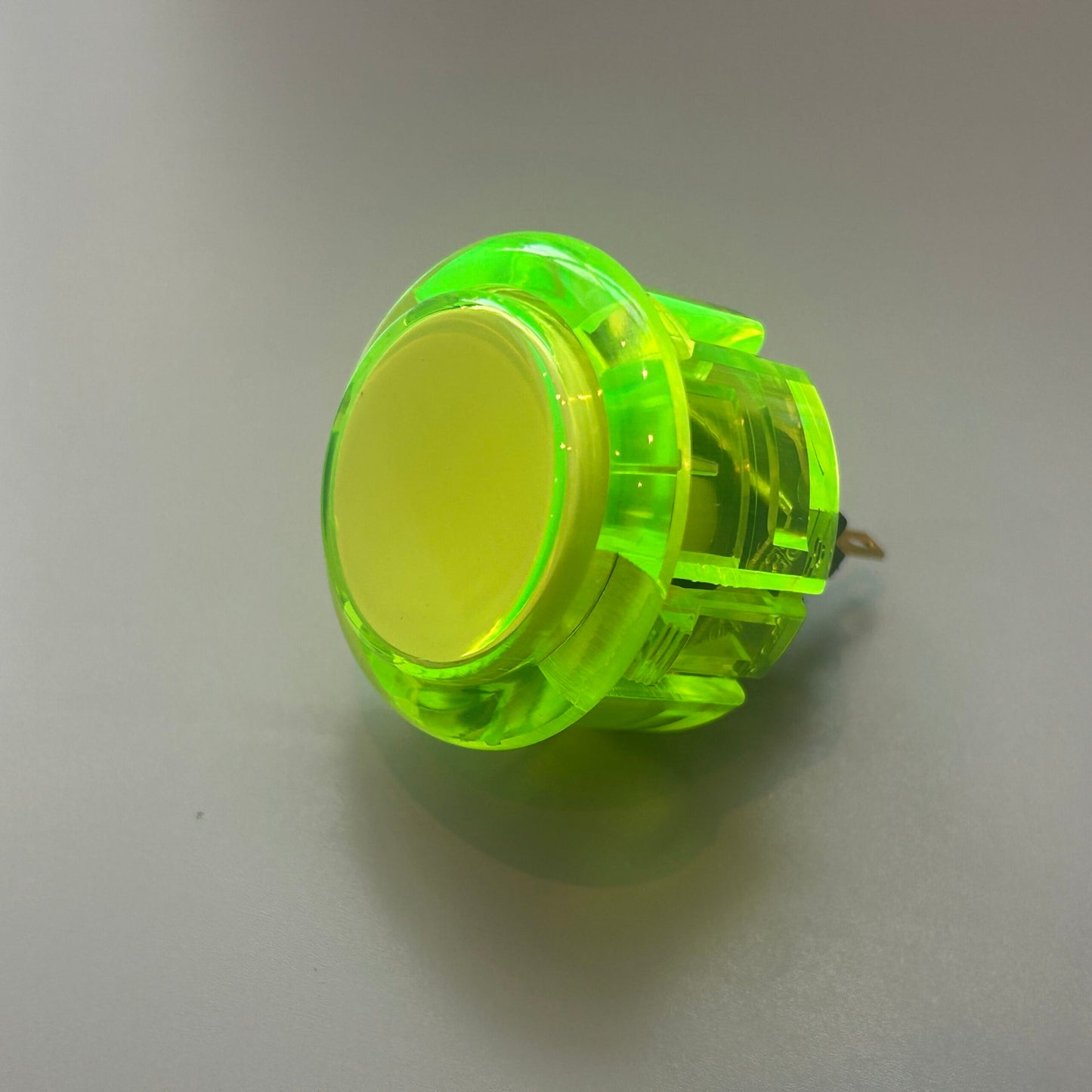 Seimitsu PS-14-K 30mm Arcade Buttons - Light Green image