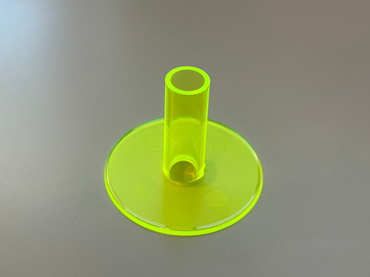 Sanwa Shaft Cover (JLF-CD) - Translucent Yellow image
