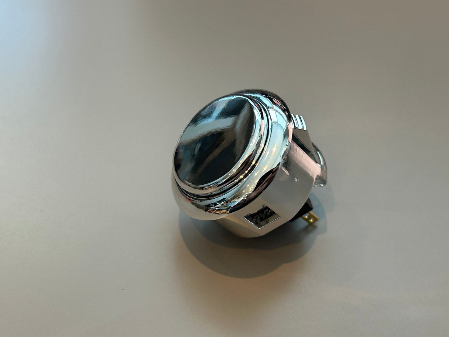Sanwa OBSJ-30 30mm Metallic Arcade Buttons - Silver image