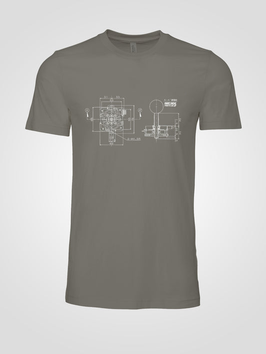 JLF Blueprint T-shirt - XXL, Charcoal image