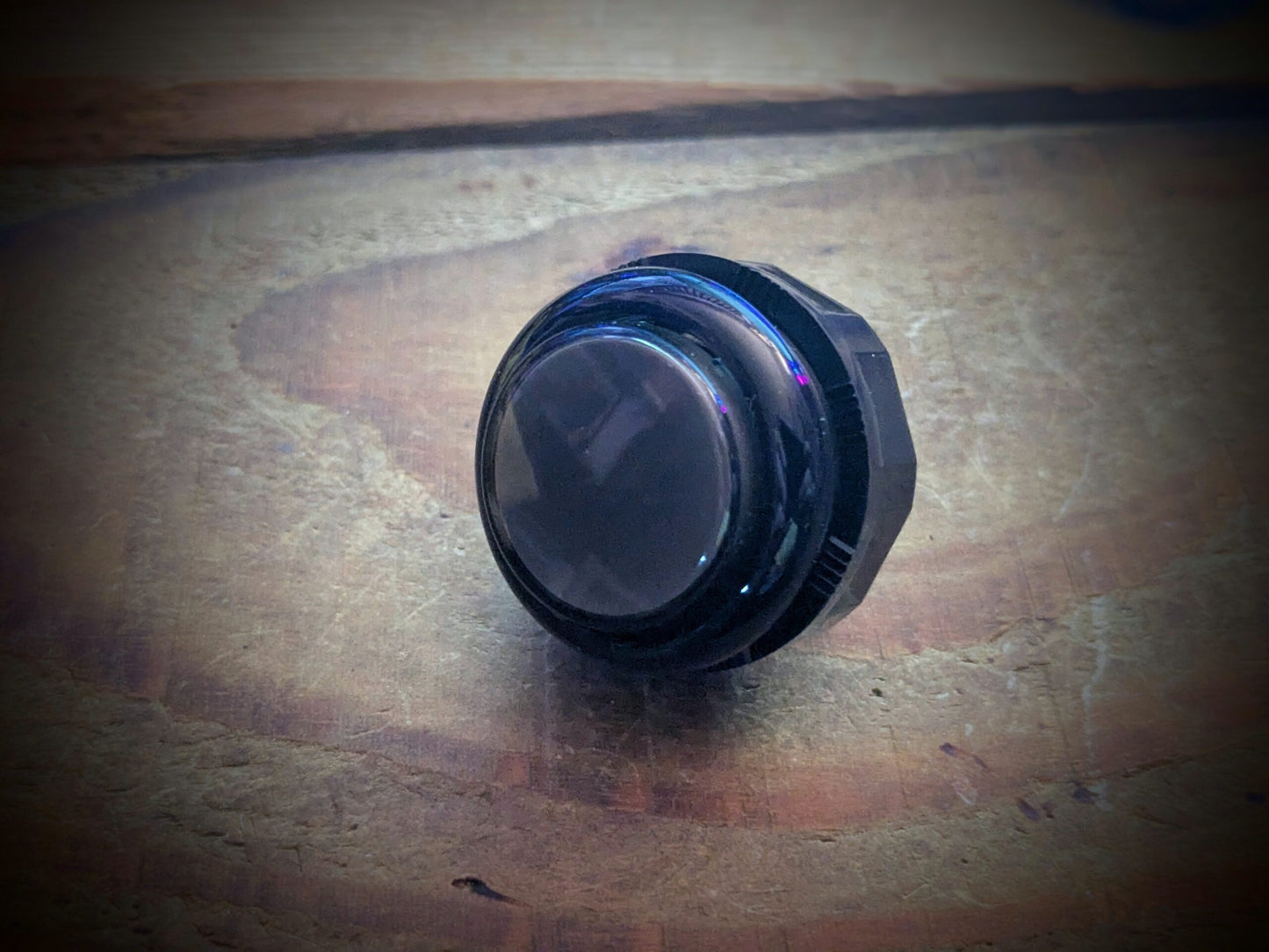 Seimitsu PS-14-KN 30mm Arcade Buttons - Smoke image