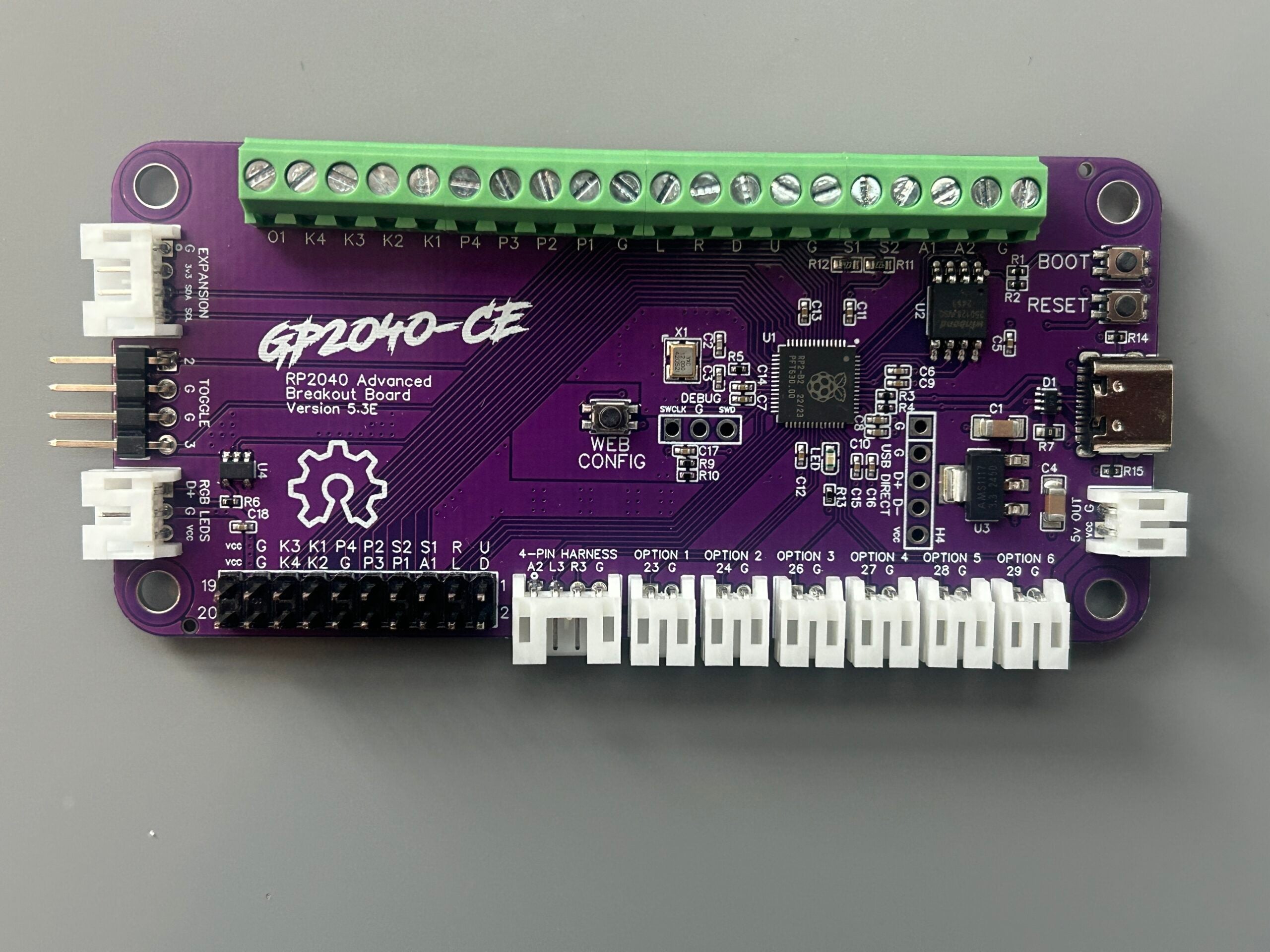 GP2040-CE project - RP2040 Advanced Breakout Board – Arcade Parts UK