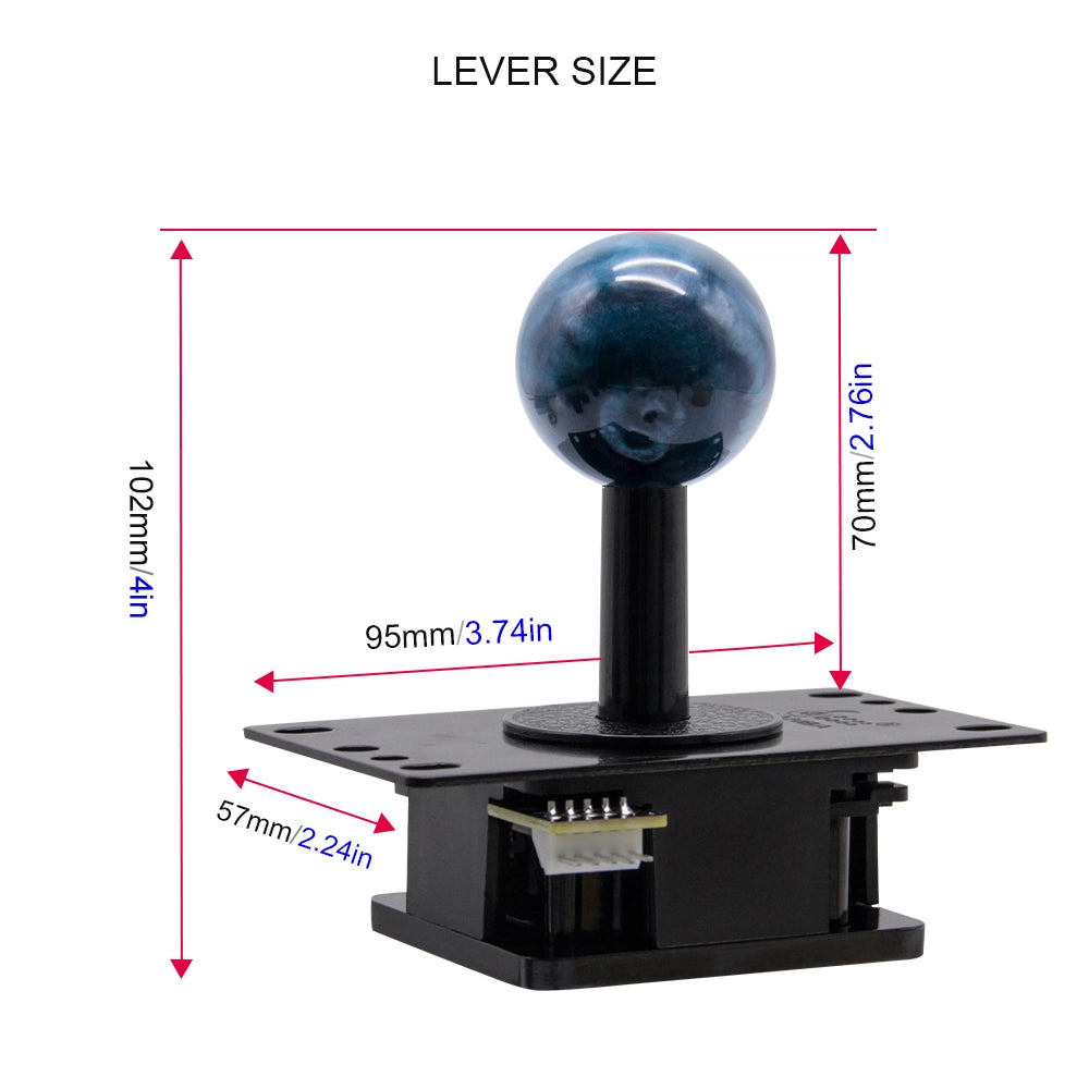 Qanba Gravity JOV8S Silent Mechanical Lever (Omron)
