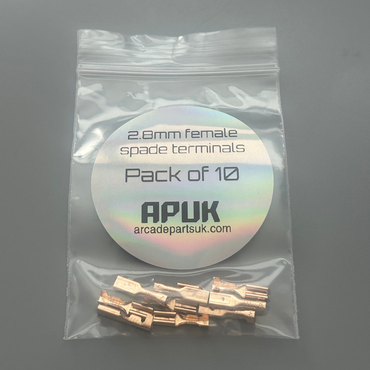 2.8mm Female Spade Terminals (Pack of 10)