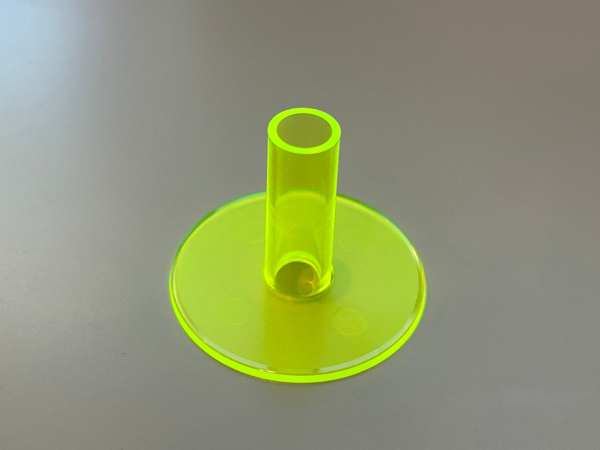 Sanwa Shaft Cover (JLF-CD) - Translucent Yellow image