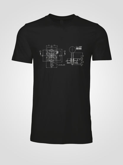 JLF Blueprint T-shirt - 3XL, Black image