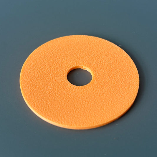 APUK 3D Printed Dust Washers - 45 x 13 x 1.6mm - Pack of 4 - Orange image