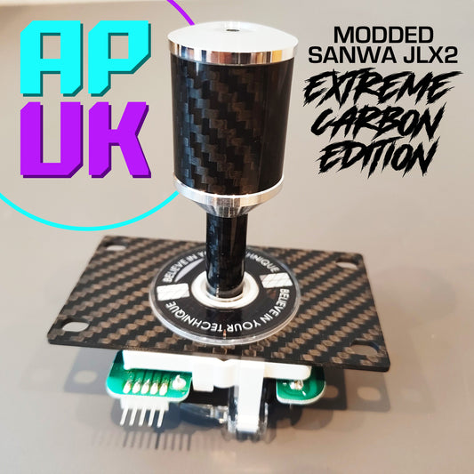 Modded Sanwa JLX2 - EXTREME CARBON EDITION