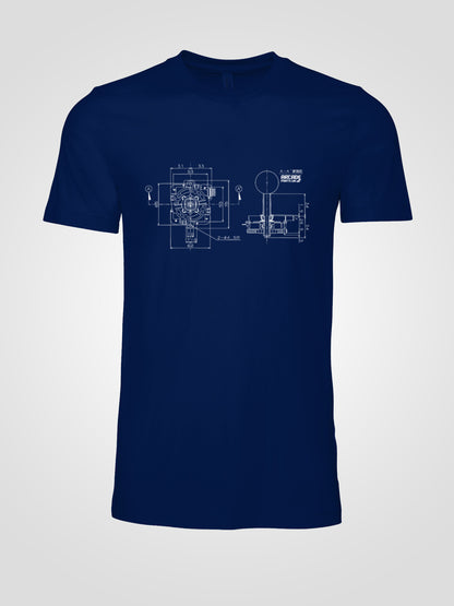 JLF Blueprint T-shirt - 3XL, Navy image