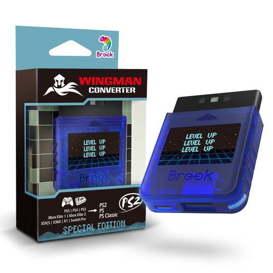 Brook Wingman PS2 (Special Edition Transparent Blue)